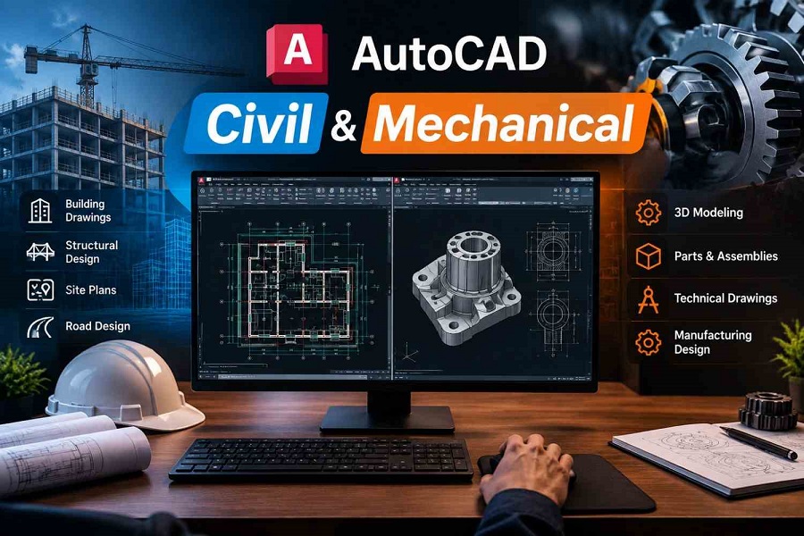 autocad training institute in Ahmedabad,learn autocad