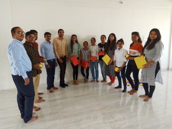 rangoli competition at Creative Multimedia Institute